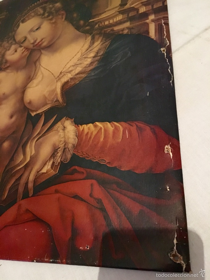 Antig&uuml;edades: ANTIGUA LAMINA RELIGIOSA - Foto 4