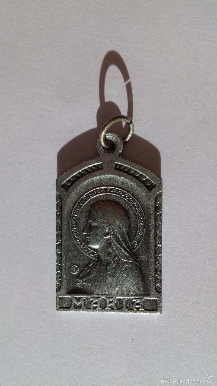 Antig&uuml;edades: Medalla de virgen maria de 3,3 x 2 cms - Foto 1