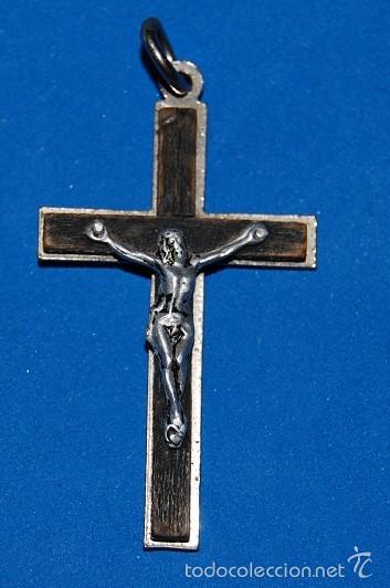 Antig&uuml;edades: CRUZ DE METAL A&Ntilde;O 50 - Foto 1