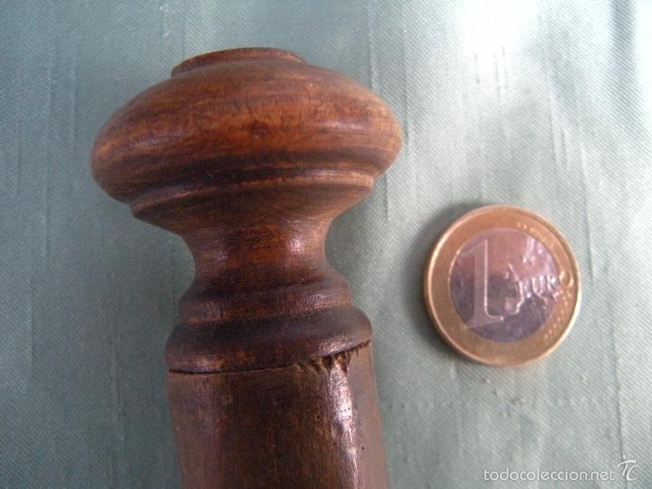 Antig&uuml;edades: RARA PIEZA DE MADERA MORTERO ? - Foto 7