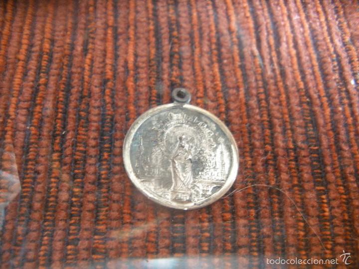 Antig&uuml;edades: MEDALLA CON VIRGEN DEL PILAR,ZARAGOZA. - Foto 4