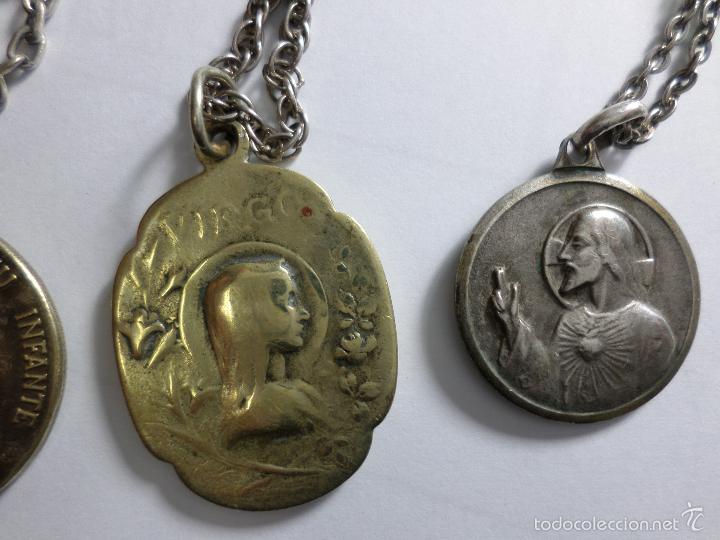 Antig&uuml;edades: MEDALLAS CON SUS CADENAS - Foto 14