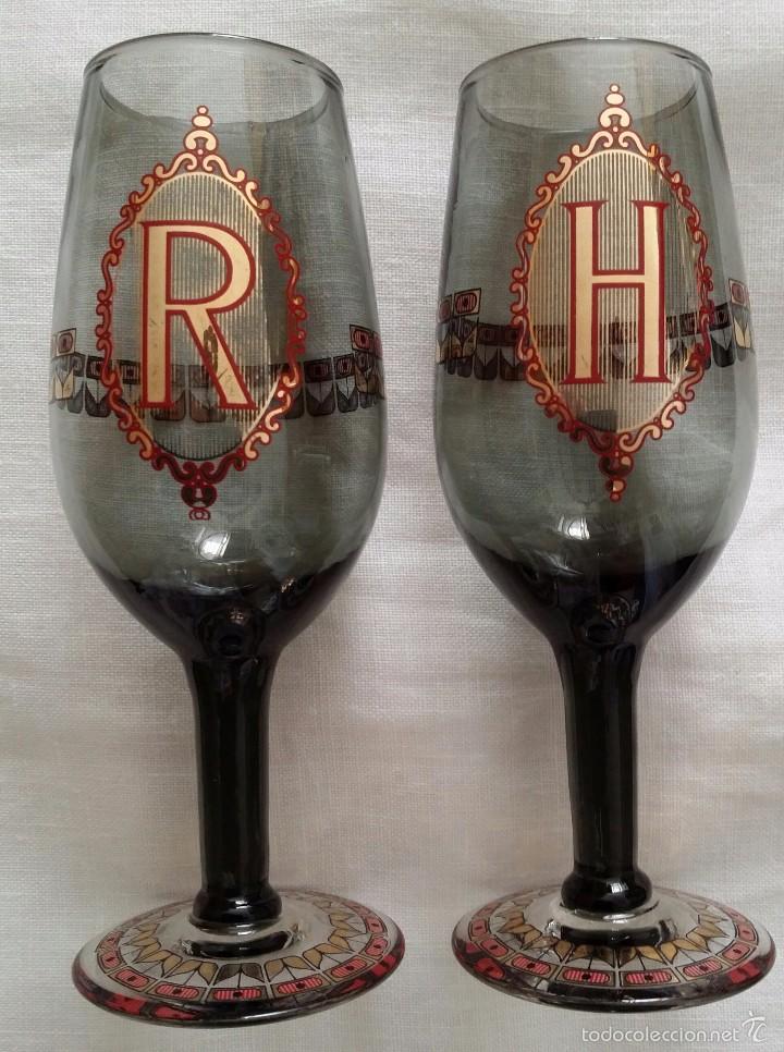 Antig&uuml;edades: COPAS CATAVINOS CON MONOGRAMAS R y H - Foto 1