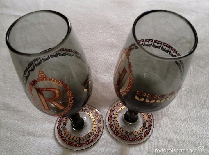 Antig&uuml;edades: COPAS CATAVINOS CON MONOGRAMAS R y H - Foto 4
