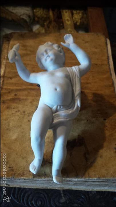 Antig&uuml;edades: Angel porcelana biscuit - Foto 1