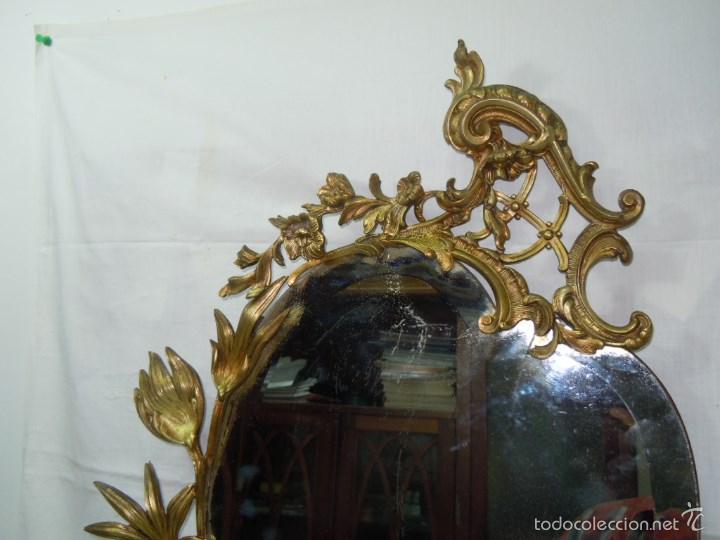 Antig&uuml;edades: PAR DE CORNUCOPIAS EN BRONCE. S. XIX. - Foto 5