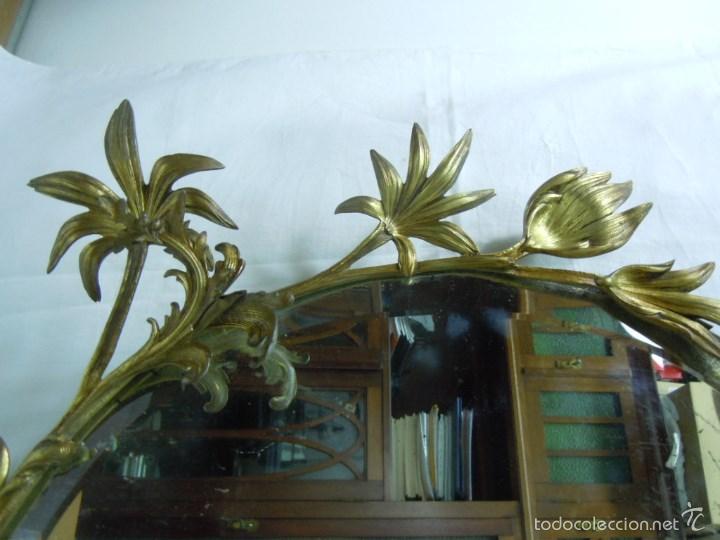 Antig&uuml;edades: PAR DE CORNUCOPIAS EN BRONCE. S. XIX. - Foto 7