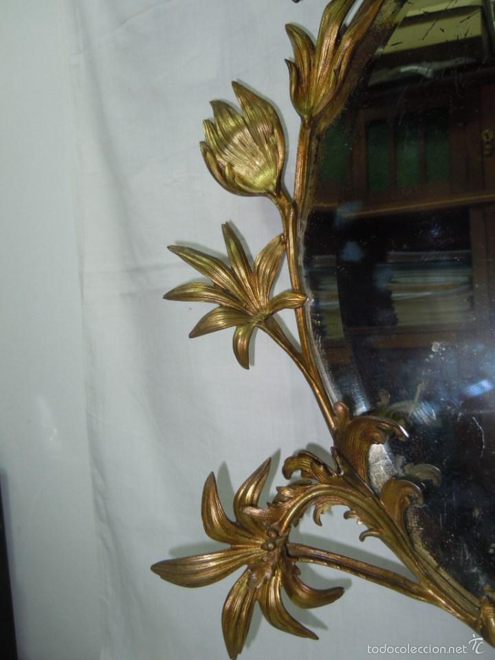Antig&uuml;edades: PAR DE CORNUCOPIAS EN BRONCE. S. XIX. - Foto 11