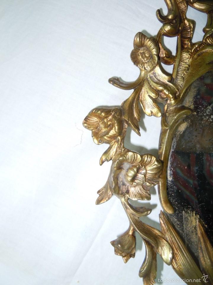 Antig&uuml;edades: PAR DE CORNUCOPIAS EN BRONCE. S. XIX. - Foto 13
