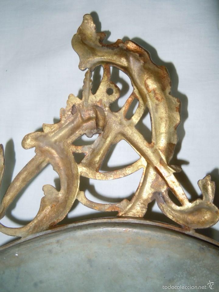 Antig&uuml;edades: PAR DE CORNUCOPIAS EN BRONCE. S. XIX. - Foto 15