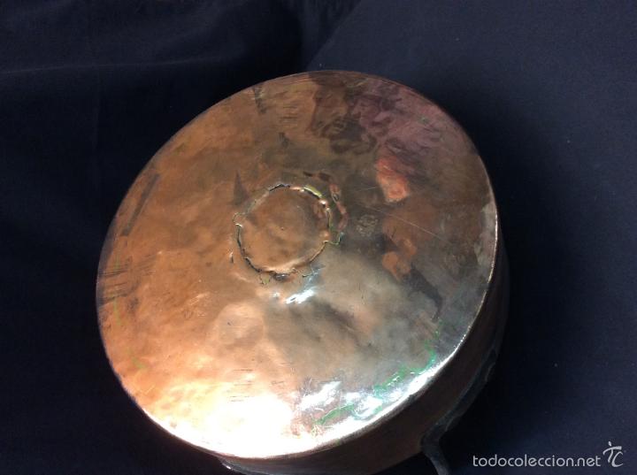 Antig&uuml;edades: CAZUELA DE COBRE S. XIX. - Foto 5