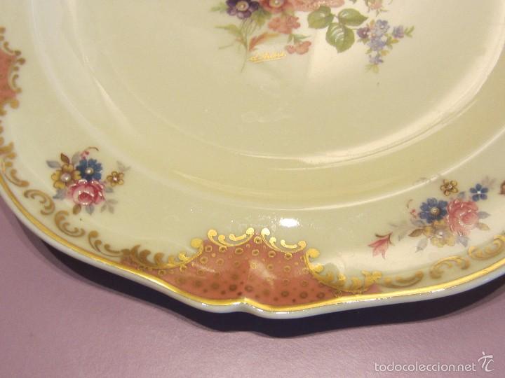 Antig&uuml;edades: plato llano limoges - Foto 3