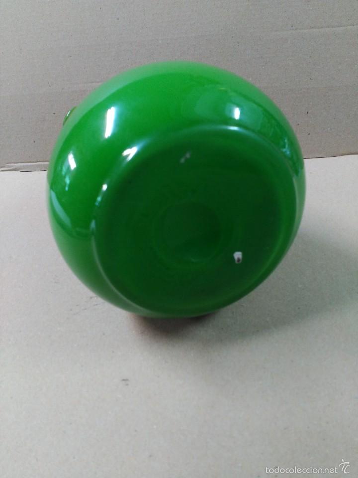Antig&uuml;edades: Jarra de cristal verde - Foto 6