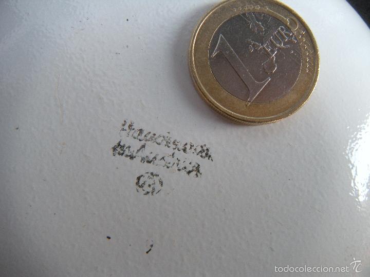 Antig&uuml;edades: PLATO MET&Aacute;LICO ESMALTADO. - Foto 2