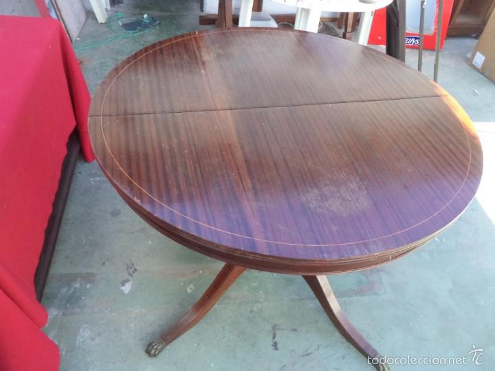 Antig&uuml;edades: mesa de comedor de madera - Foto 3