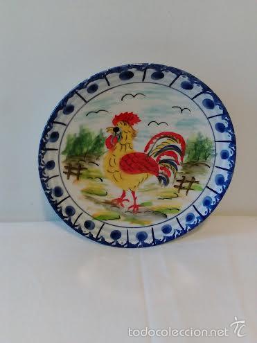 Antig&uuml;edades: platito de ceramica portuguesa. - Foto 1