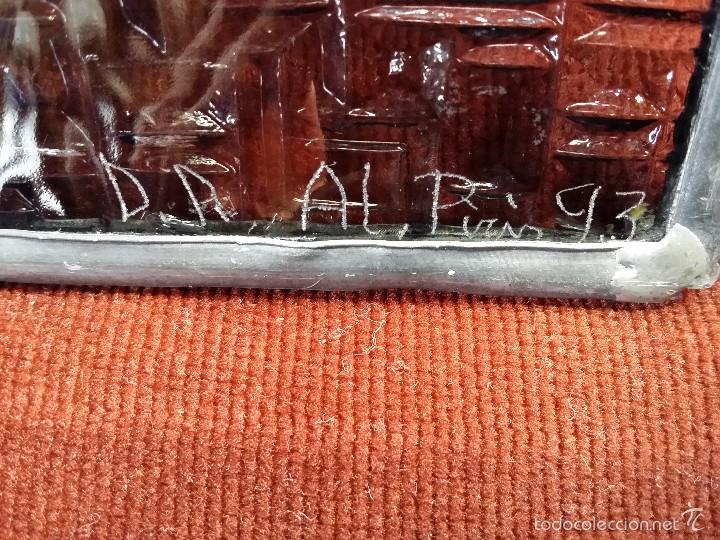 Antig&uuml;edades: VIDRIERA DE CRISTAL EMPLOMADA - Foto 5