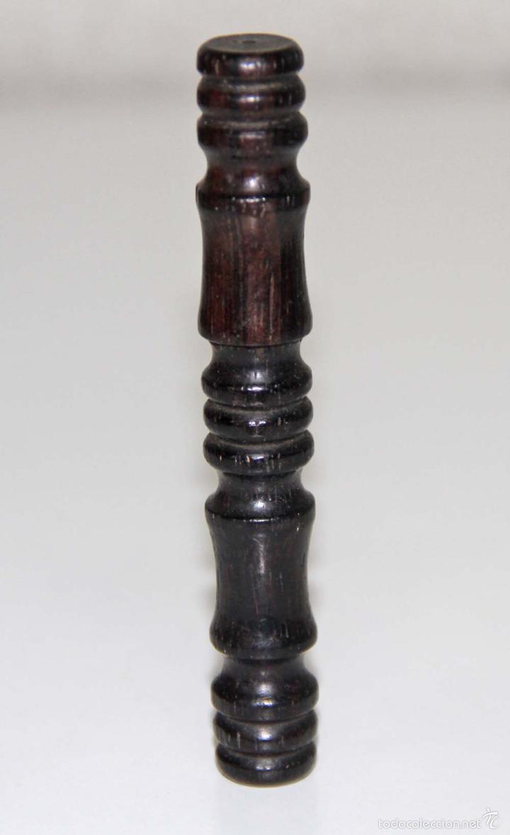 Antig&uuml;edades: GUARDA AGUJAS. MADERA TORNEADA. ESPA&Ntilde;A. A&Ntilde;OS 30
