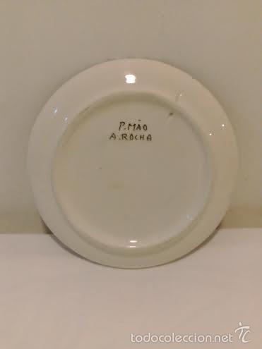 Antig&uuml;edades: platito de ceramica portuguesa. - Foto 3