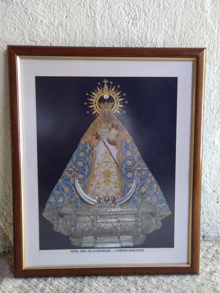 Antig&uuml;edades: Cuadro virgen nuestra se&ntilde;ora de la Granada Llerena Badajoz - Foto 1