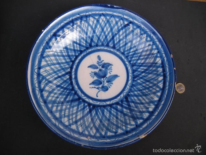 Antig&uuml;edades: ANTIGUO PLATO DE MANISES LA&Ntilde;ADO - Foto 5