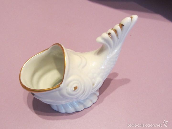 Antig&uuml;edades: palillero pez de porcelana - Foto 2