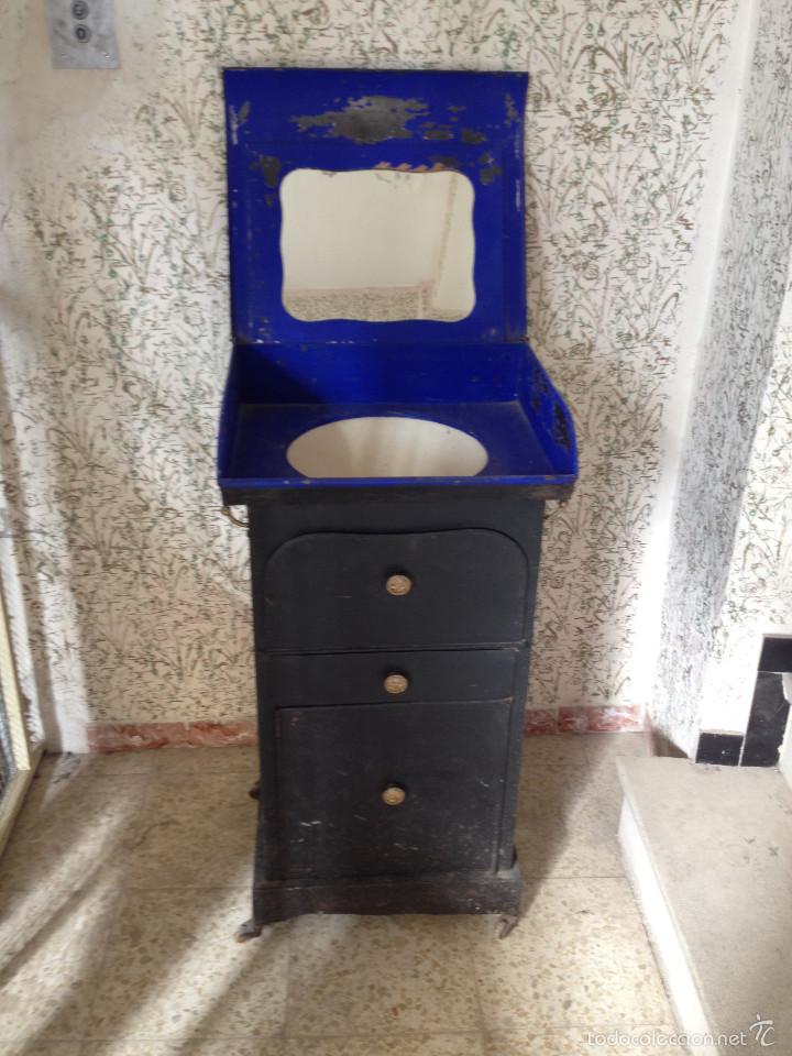 Antig&uuml;edades: MUEBLE-PALANGANERO-LAVABO - Foto 1