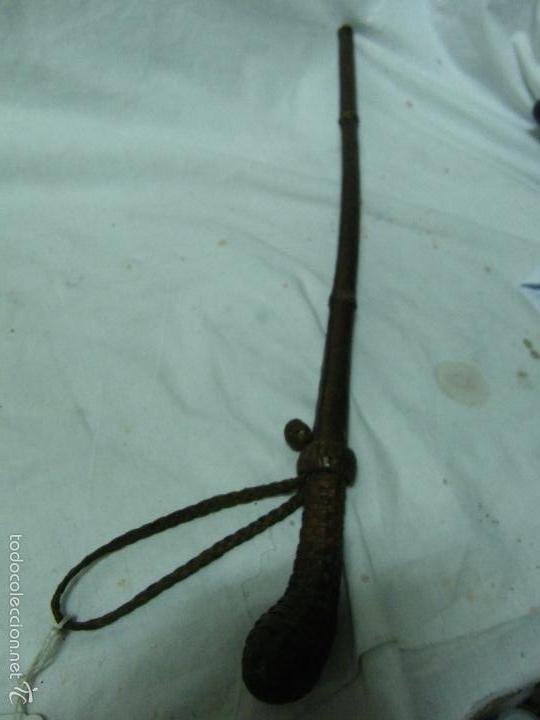Antig&uuml;edades: FUSTA ANTIGUA-MANGO TRABAJADO - Foto 3