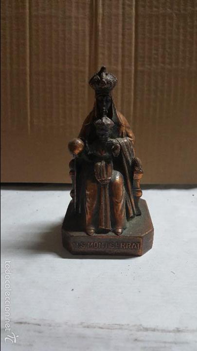 Antig&uuml;edades: VIRGEN MONTSERRAT  METAL - Foto 1