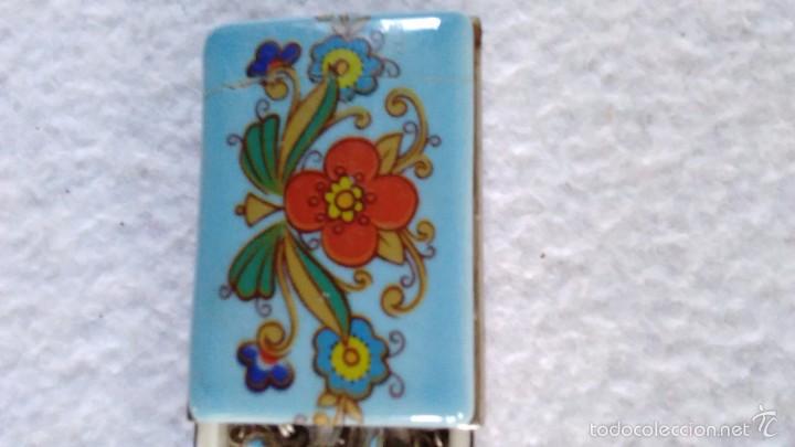 Antig&uuml;edades: Rosario con rosariera de esmalte - Foto 4