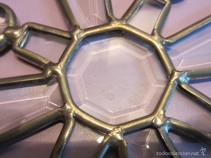 Antig&uuml;edades: cristal tallado para ventana - Foto 3