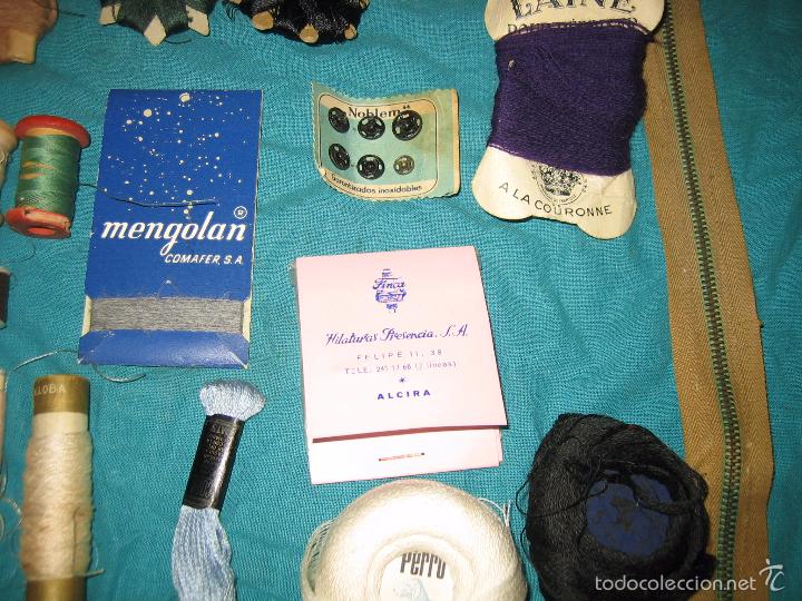 Antig&uuml;edades: LOTE DE MATERIAL DE COSTURA - Foto 4