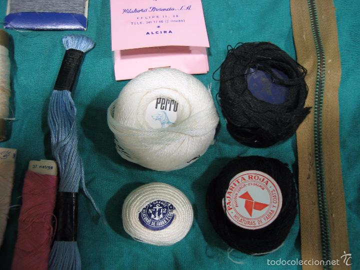 Antig&uuml;edades: LOTE DE MATERIAL DE COSTURA - Foto 5