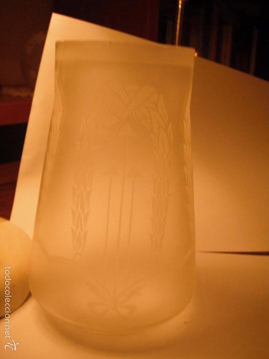 Antig&uuml;edades: tulipa de cristal modernista - Foto 4