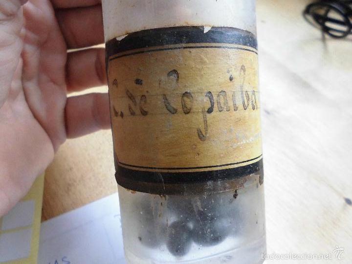 Antigüedades: Antiguo frasco de farmacia C de Copaiba - Foto 2 - 56687834