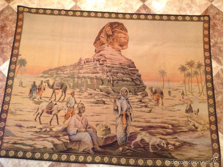 Antig&uuml;edades: tapiz esfinge egipto 165*127 - Foto 1