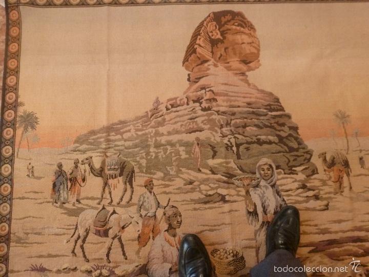 Antig&uuml;edades: tapiz esfinge egipto 165*127 - Foto 7