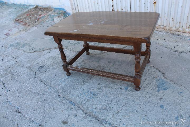 Antig&uuml;edades: mesa en madera de nogal - Foto 2