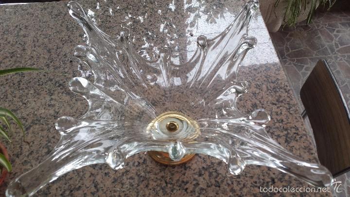 Antig&uuml;edades: antigo centro de mesa de cristal, precioso - Foto 2