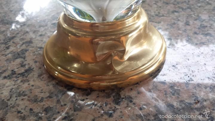 Antig&uuml;edades: antigo centro de mesa de cristal, precioso - Foto 4