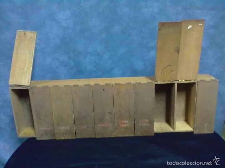 Antig&uuml;edades: CAJONERA 10 COMPARTIMENTOS PARA RESTAURAR - Foto 2