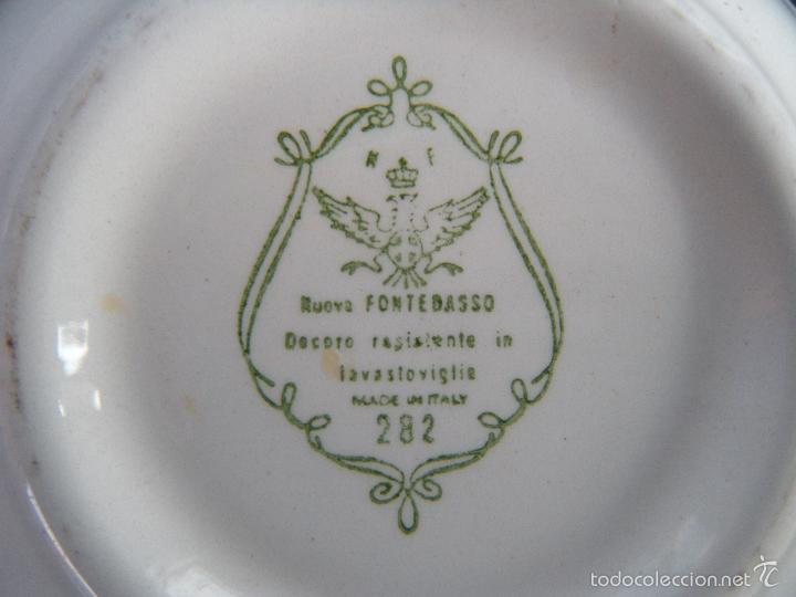 Antig&uuml;edades: CUENCO DE PORCELANA FONTEDASSO - Foto 3