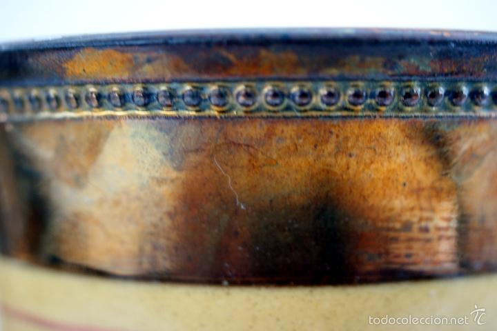 Antig&uuml;edades: JARRA INGLESA DE REFLEJOS DE BRISTOL - S. XIX - Foto 8
