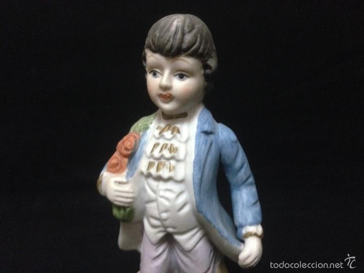 Antig&uuml;edades: NI&Ntilde;O EN PORCELANA DE BISCUIT - Foto 2