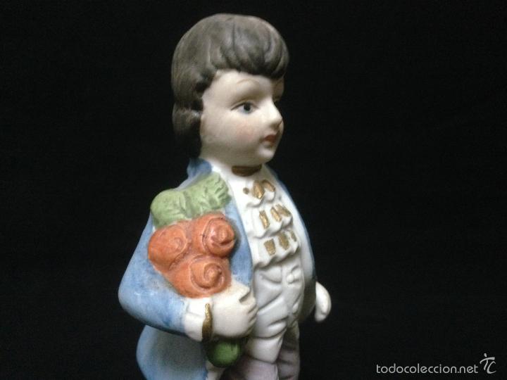 Antig&uuml;edades: NI&Ntilde;O EN PORCELANA DE BISCUIT - Foto 3