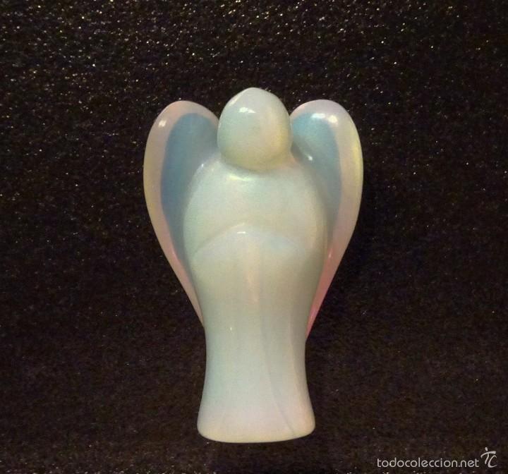 Antig&uuml;edades: ANGEL CRISTAL OPALESCENTE MINIATURA