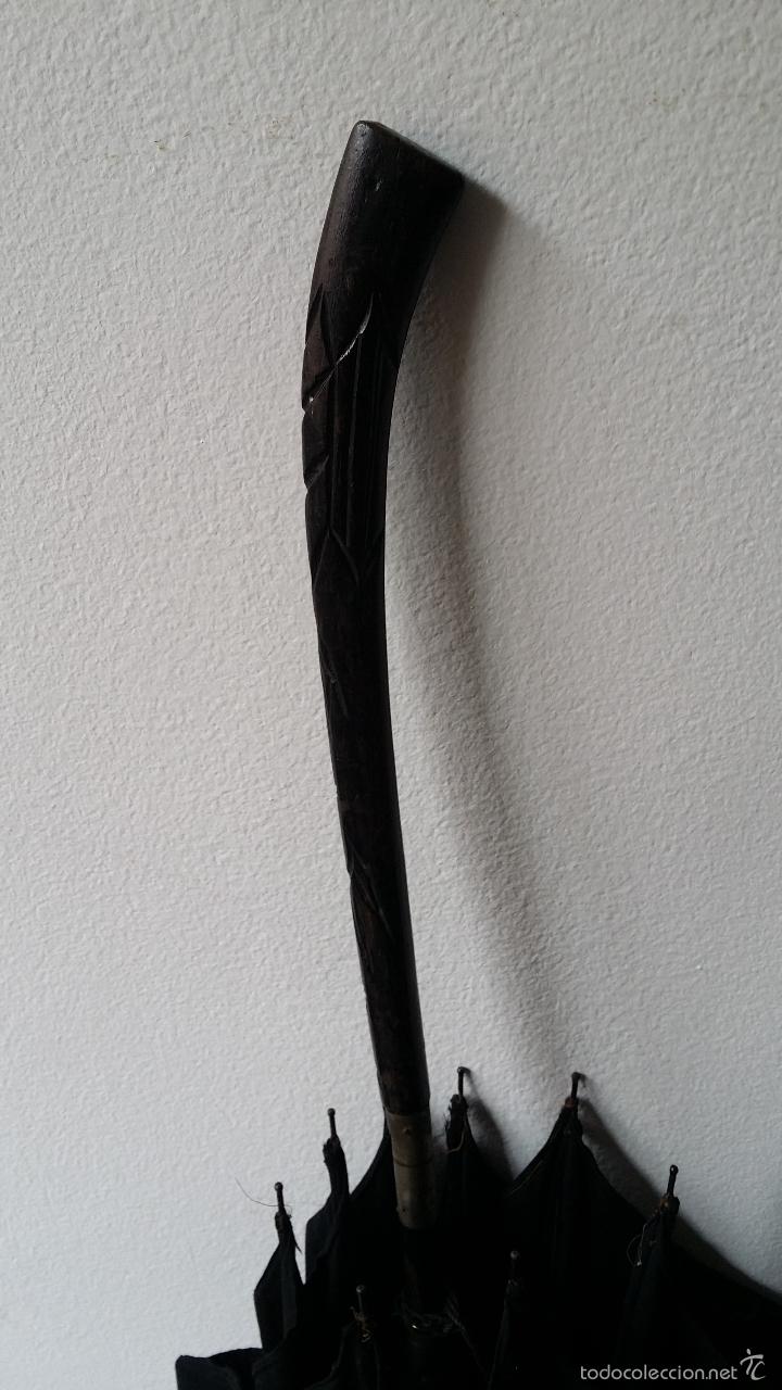 Antig&uuml;edades: Antiguo paraguas negro - Foto 7