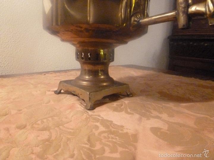 Antig&uuml;edades: SAMOVAR DE LATON TETERA - Foto 7