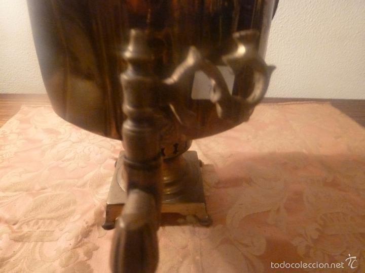 Antig&uuml;edades: SAMOVAR DE LATON TETERA - Foto 10