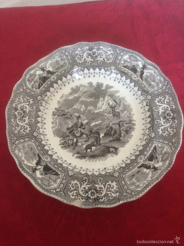 Antig&uuml;edades: Plato de porcelana ingles - Foto 1